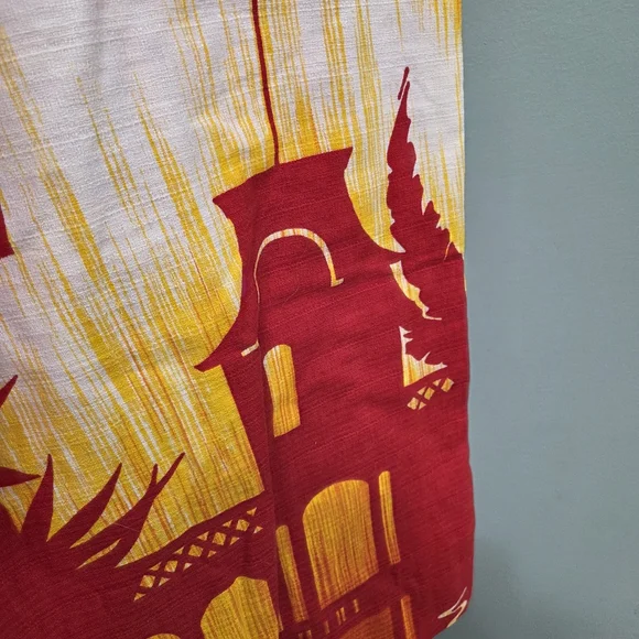 Vintage 70s Hukilau Fashions Elegant Red Halter Dress Art To Wear‎ Size XS Rare - Picture 6 of 16